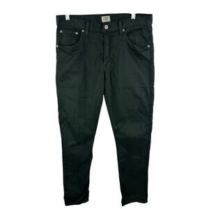 Citizens Of Humanity Dark Forest Green Bowery Standard Slim Jean Pants Sz 30x32